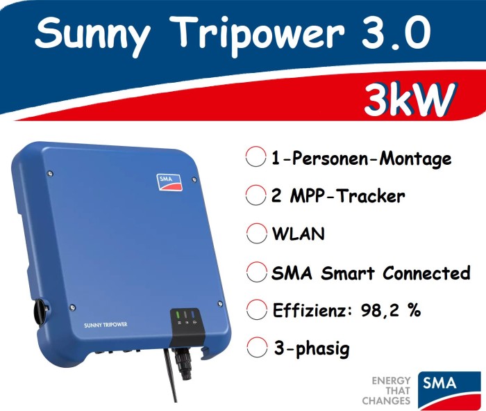 SMA Sunny Tripower 3.0 (STP3.0-3AV-40)