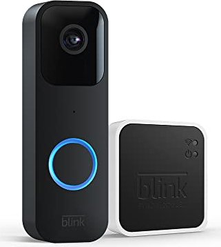 Amazon Blink Video Doorbell black, incl. Sync module 2, Video-door bell