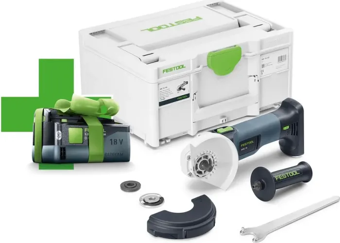 Festool AGC 18-125 EB-Basic-5.0 Akku-Winkelschleifer inkl. Koffer + Akku 5.0Ah (578602)