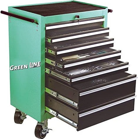 Mannesmann M28270 tool trolley equipped incl. 321-piece. Accessories