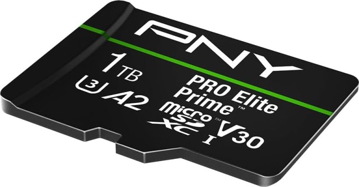PNY Pro Elite Prime R200/W150 microSDXC 1TB Kit, UHS-I U3, A2, Class 10 (P-SDU1TBV32200PEP-GE)