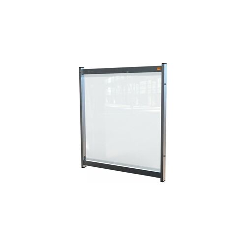 Nobo Prem Clear PVC Mod System Desk Dvdr Scrn 750x820mm