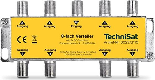 TechniSat 8-way splitter (0022/3110)