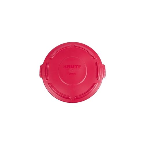 Rubbermaid BRUTE Snap On Lid Red