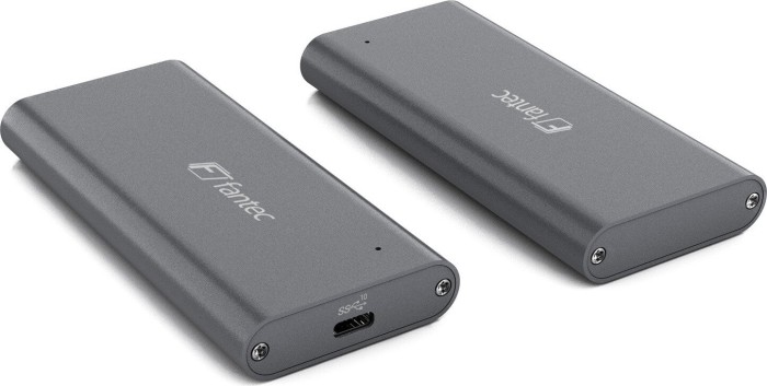 Fantec NVMe31 M.2 NVMe SSD-Case, grau, USB-C 3.1 (2182)