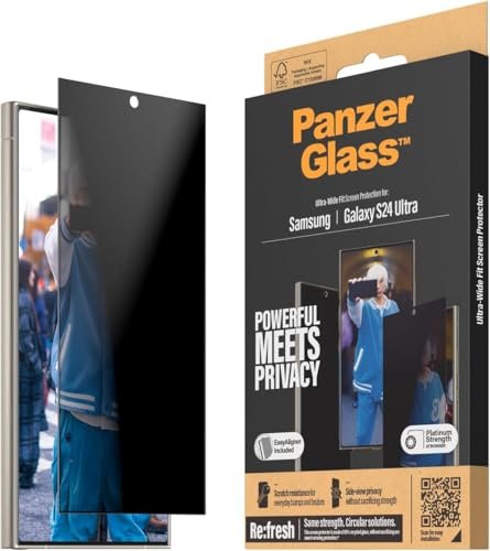 PanzerGlass ultra wide Fit Privacy with EasyAligner for Samsung Galaxy S24 Ultra (P7352)