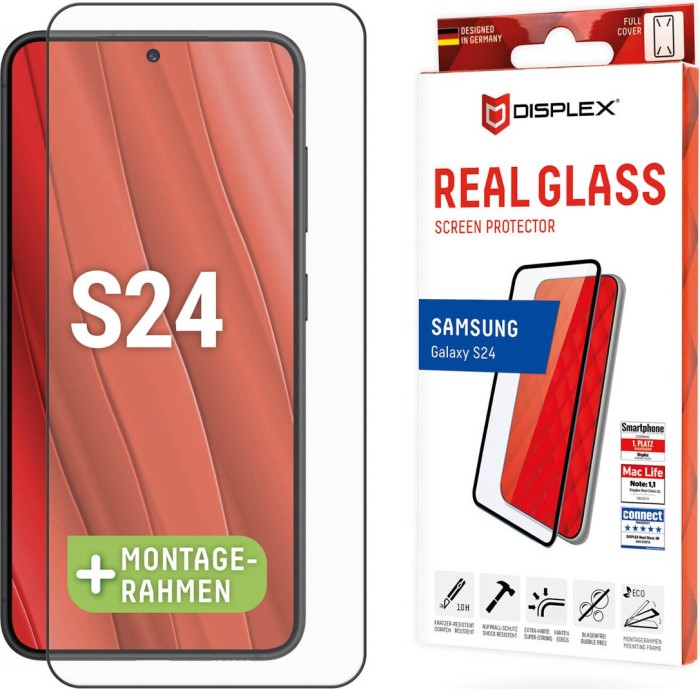 Displex Real glass full cover for Samsung Galaxy S24 (01897)