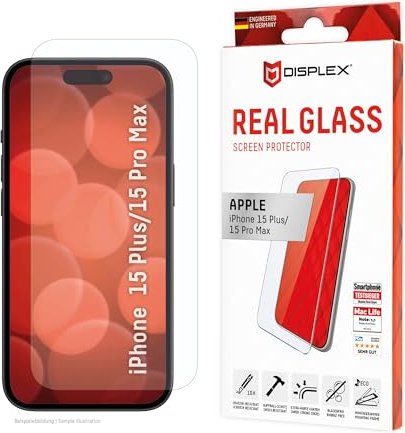 Displex Real glass for Apple iPhone 15 Pro Max/15 Plus (01841)