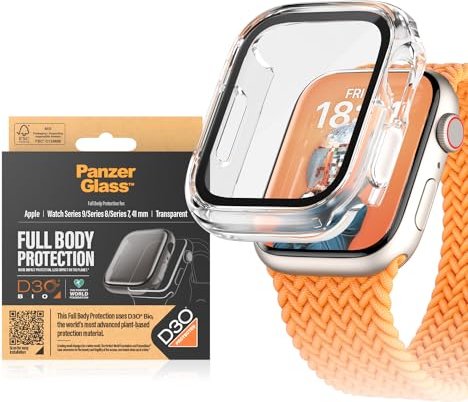 PanzerGlass Screen Protector Full Body D3O for Apple Watch (41mm) transparent (3686)
