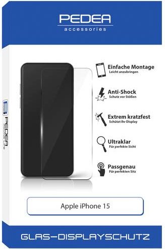 Pedea glass Protector for Apple iPhone 15 (50170098)