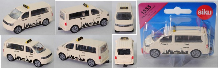 SIKU blister VW T5 Großraumtaxi (10155500000)
