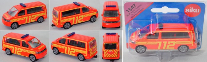 SIKU blister VW T5 Rescue Einsatzleitung (10154700000)