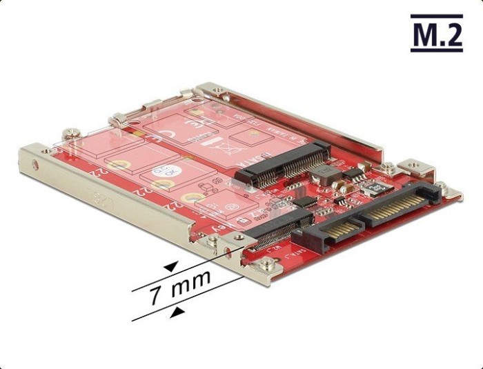 DeLOCK SATA -> M.2 SATA, SATA -> mSATA (62859)