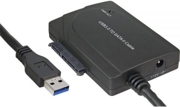 InLine USB 3.0 to SATA II converter cable with power supply (76670S)