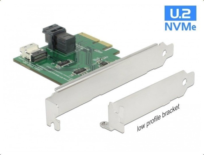 DeLOCK PCIe -> U.2 miniSAS HD, PCIe -> Slim SAS SFF-8654 (89923)