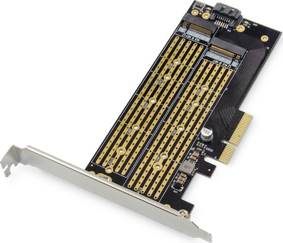 Digitus M.2 NGFF / NMVe SSD PCI Express 3.0 x4 Add-On Card (DS-33172)