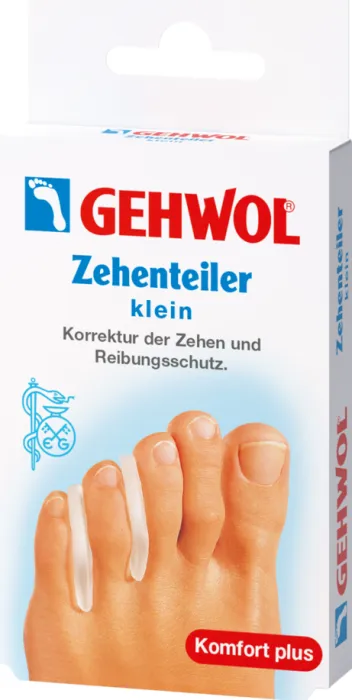 Gehwol Polymer Gel Zehenteiler klein, 3 Stück