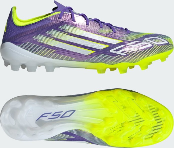 adidas F50 Elite 2G/3G purple rush/cloud white/lucid lemon (JH7639)