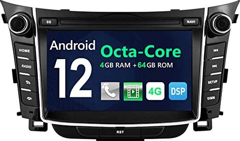 RoverOne Android System 7 inch for Hyundai i30 2012-2014