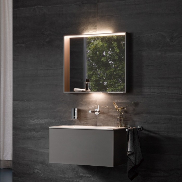 Keuco X-Line Lichtspiegel, with Spiegelheizung, 65x70cm (33298112000)