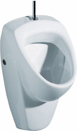 Geberit Renova Urinal intake from above, departure to rear or bottom, white (235200000)