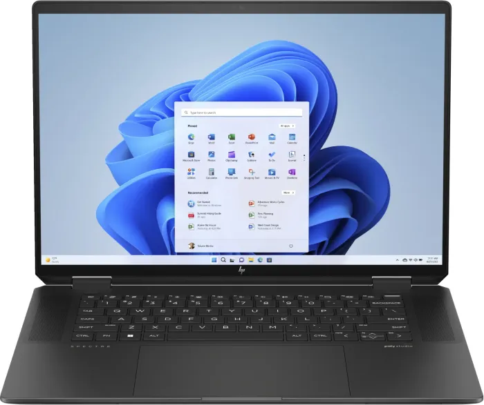 HP Spectre x360 2-in-1 16-aa0175ng, Nightfall Black, Core Ultra 7 155H, 32GB RAM, 1TB SSD, DE (9W1V5EA#ABD)