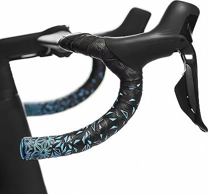 Supacaz Super Sticky Kush Star flavorless bar tape neon blue (BT-49)