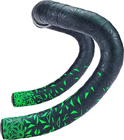 Supacaz Super Sticky Kush Star flavorless bar tape neon green (BT-53)