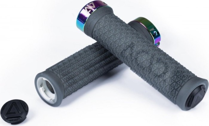 Acid Icon Pro grips translucent black'n'oilslick (94789)