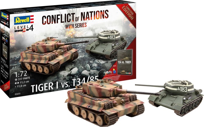 Revell gift set Conflict of Nations WWII Series (05655)