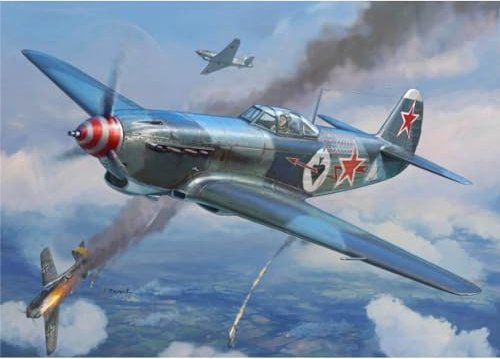 Zvezda Soviet fighter YAK-9T (4831)