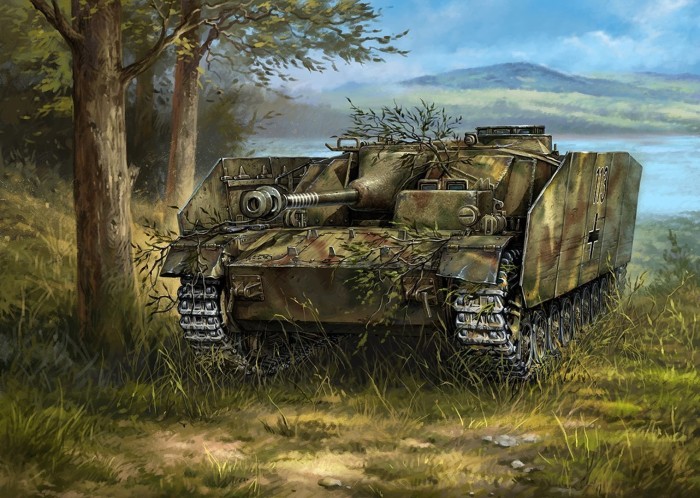 Zvezda Sturmgeschütz IV (SD.car.167) (3661)
