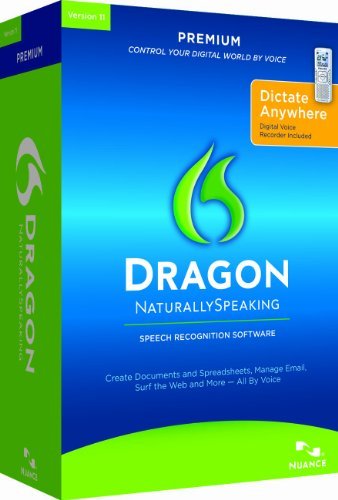 Nuance Dragon NaturallySpeaking Premium 11.0 Mobile, Incl. headset (English) (PC) (K609X-WC3-11.0)