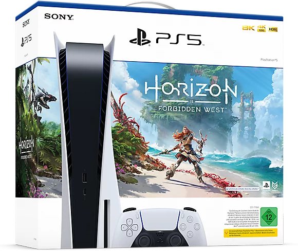Sony Playstation 5 - 825GB Horizon: Forbidden West Bundle white