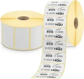 Zebra Thermoetiketten Z-Perform 1000D, 51x25mm, weiß, unbeschichtet, 10 Rollen (3004996)