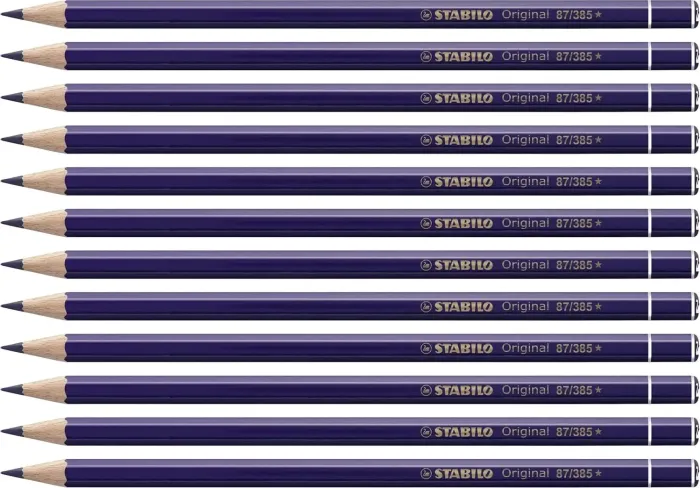 STABILO Original Buntstift violett dunkel, 12er-Pack (87/385#12)