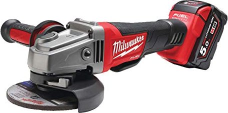 Milwaukee M18 CAG125XPD-502X Fuel cordless angle grinder incl. case + 2 Batteries 5.0Ah (4933448864)