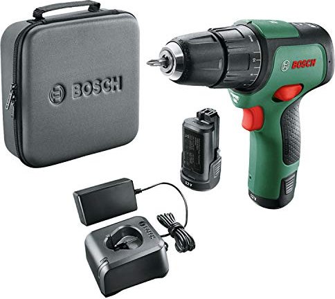 Bosch DIY EasyImpact 12 cordless combi drill incl. bag + 2 Batteries 2.0Ah (06039B6105)