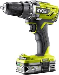Ryobi R18DD3-215S cordless screw driller incl. bag + 2 Batteries 1.5Ah (5133003774)