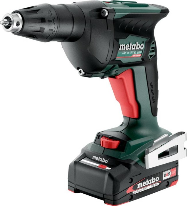 Metabo TBS 18 LTX BL 5000 cordless drywall screwdriver incl. case + 2 Batteries 2.0Ah (620063500)