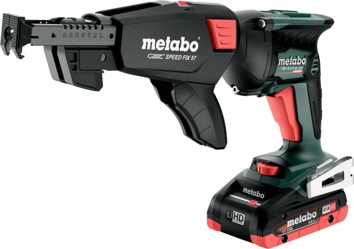 Metabo TBS 18 LTX BL 5000 cordless drywall screwdriver incl. case + 2 Batteries 4.0Ah (620063540)