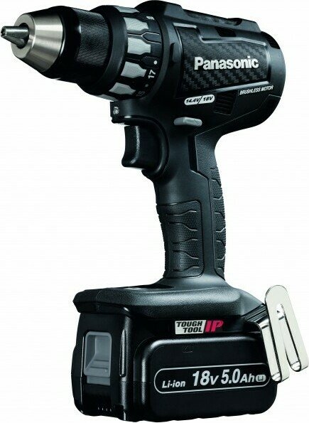 Panasonic EY74A2LJ2G cordless screw driller incl. case + 2 Batteries 5.0Ah