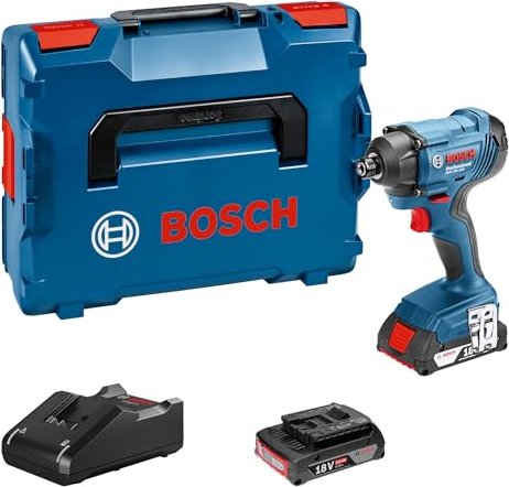 Bosch Professional GDR 18V-160 cordless impact wrench incl. L-Boxx + rechargeable battery 2.0Ah (06019G5100)