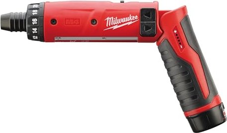 Milwaukee M4 D-202B cordless pen screwdriver/pivot screwdriver incl. 2 Batteries 2.0Ah (4933440475)