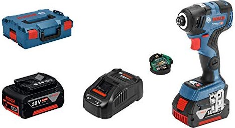 Bosch Professional GDR 18V-200 C cordless impact wrench incl. L-Boxx + 2 Batteries 5.0Ah (06019G4100)