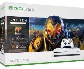 Microsoft Xbox One S - 1TB Anthem Bundle white (234-00946)