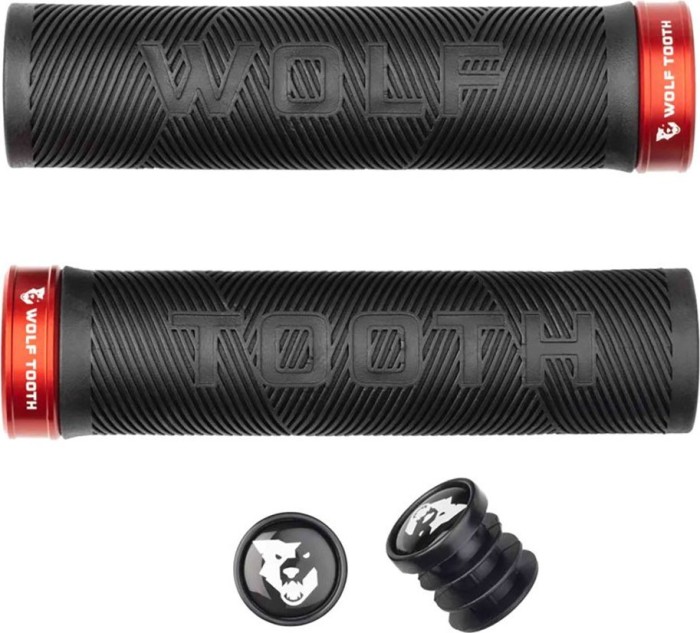 Wolf Tooth echo Lock-On grips black/red (ECHO-BLK-RED)