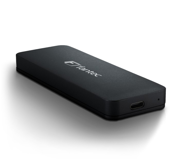 Fantec NVMe31 light M.2 NVMe SSD-case black, USB-C 3.1 (2496)