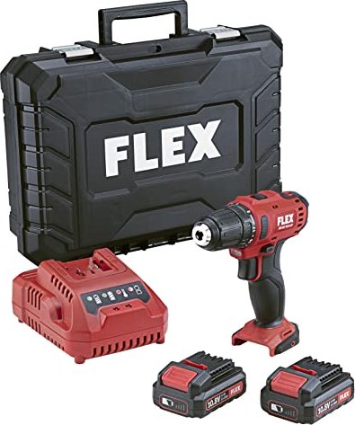 Flex DD 2G 10.8-LDBC/2.5 cordless screw driller incl. case + 2 Batteries 2.5Ah (516155)