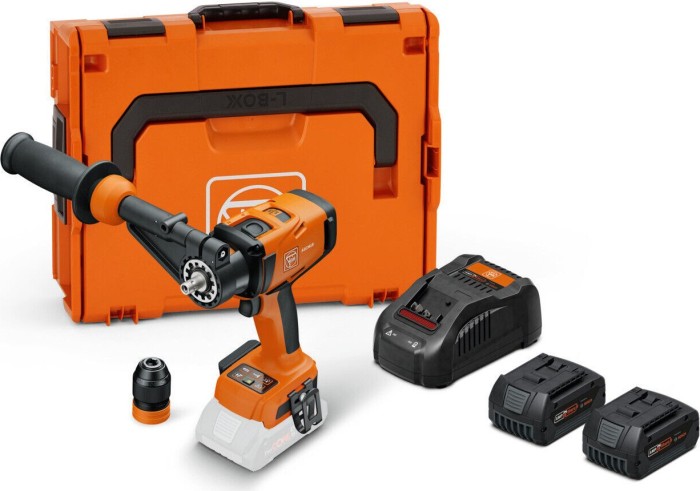 Fein ASCM 18-4 QMP AS cordless combi drill incl. L-Boxx + 2 Batteries 5.0Ah (71161665000)